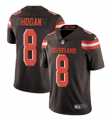 Youth Nike Cleveland Browns #8 Kevin Hogan Brown Team Color Vapor Untouchable Limited Player NFL Jersey