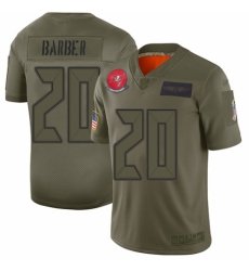 Women's Tampa Bay Buccaneers #20 Ronde Barber Limited Camo 2019 Salute to Service Football Jersey
