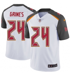 Youth Nike Tampa Bay Buccaneers #24 Brent Grimes White Vapor Untouchable Limited Player NFL Jersey
