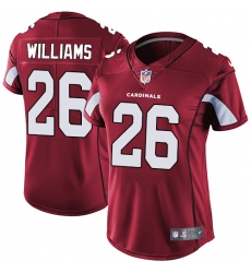 Women's Nike Arizona Cardinals #26 Brandon Williams Red Team Color Vapor Untouchable Limited Player NFL Jersey