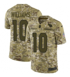 Youth Nike Arizona Cardinals #10 Chad Williams Limited Camo 2018 Salute to Service NFL Jersey