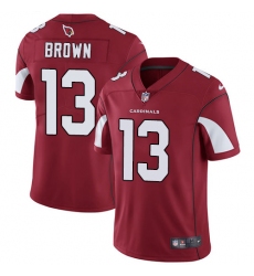 Men's Nike Arizona Cardinals #13 Jaron Brown Red Team Color Vapor Untouchable Limited Player NFL Jersey