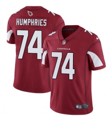 Men's Nike Arizona Cardinals #74 D.J. Humphries Red Team Color Vapor Untouchable Limited Player NFL Jersey