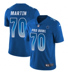 Men's Nike Dallas Cowboys #70 Zack Martin Limited Royal Blue 2018 Pro Bowl NFL Jersey