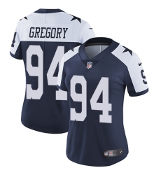 Women's Nike Dallas Cowboys #94 Randy Gregory Navy Blue Throwback Alternate Vapor Untouchable Limited Player NFL Jersey