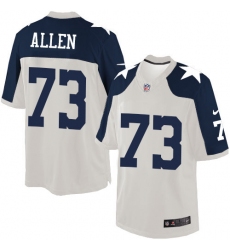 Men's Nike Dallas Cowboys #73 Larry Allen Limited White Throwback Alternate NFL Jersey