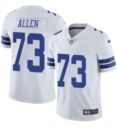 Men's Nike Dallas Cowboys #73 Larry Allen White Vapor Untouchable Limited Player NFL Jersey