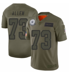 Women's Dallas Cowboys #73 Larry Allen Limited Camo 2019 Salute to Service Football Jersey