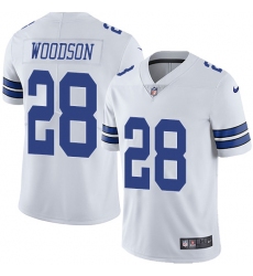 Youth Nike Dallas Cowboys #28 Darren Woodson White Vapor Untouchable Limited Player NFL Jersey
