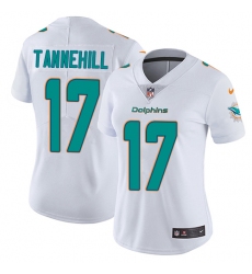 Women's Nike Miami Dolphins #17 Ryan Tannehill White Vapor Untouchable Limited Player NFL Jersey