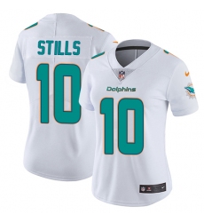Women's Nike Miami Dolphins #10 Kenny Stills White Vapor Untouchable Limited Player NFL Jersey