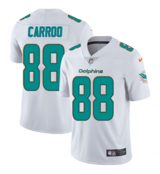 Men's Nike Miami Dolphins #88 Leonte Carroo White Vapor Untouchable Limited Player NFL Jersey