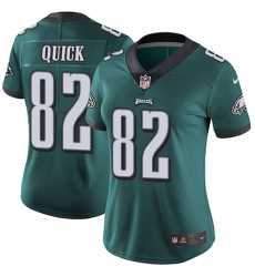 Women's Nike Philadelphia Eagles #82 Mike Quick Midnight Green Team Color Vapor Untouchable Limited Player NFL Jersey