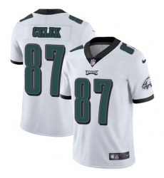 Men's Nike Philadelphia Eagles #87 Brent Celek White Vapor Untouchable Limited Player NFL Jersey
