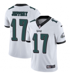 Youth Nike Philadelphia Eagles #17 Alshon Jeffery White Vapor Untouchable Limited Player NFL Jersey
