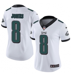 Women's Nike Philadelphia Eagles #8 Donnie Jones White Vapor Untouchable Limited Player NFL Jersey