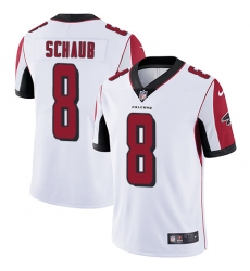 Men's Nike Atlanta Falcons #8 Matt Schaub White Vapor Untouchable Limited Player NFL Jersey