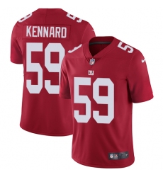 Men's Nike New York Giants #59 Devon Kennard Red Alternate Vapor Untouchable Limited Player NFL Jersey