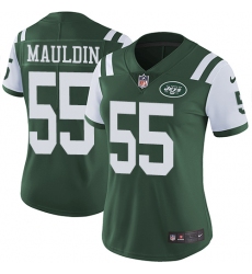 Women's Nike New York Jets #55 Lorenzo Mauldin Green Team Color Vapor Untouchable Limited Player NFL Jersey