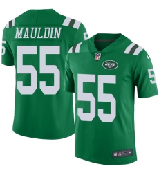Youth Nike New York Jets #55 Lorenzo Mauldin Limited Green Rush Vapor Untouchable NFL Jersey