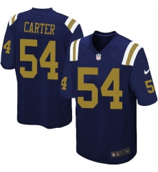 Youth Nike New York Jets #54 Bruce Carter Limited Navy Blue Alternate NFL Jersey