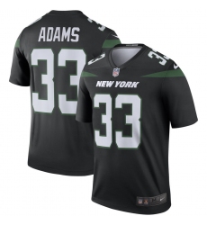 Men's New York Jets #33 Jamal Adams  Nike Color Rush Legend Jersey - Black