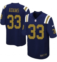 Men's Nike New York Jets #33 Jamal Adams Limited Navy Blue Alternate NFL Jersey