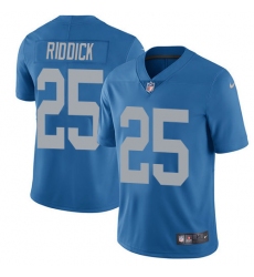 Men's Nike Detroit Lions #25 Theo Riddick Limited Blue Alternate Vapor Untouchable NFL Jersey