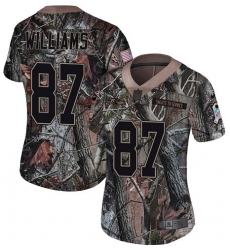Women's Nike Baltimore Ravens #87 Maxx Williams Limited Camo Salute to Service NFL Jersey
