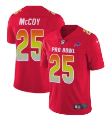Men's Nike Buffalo Bills #25 LeSean McCoy Limited Red 2018 Pro Bowl NFL Jersey