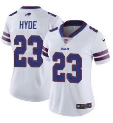 Women's Nike Buffalo Bills #23 Micah Hyde White Vapor Untouchable Limited Player NFL Jersey