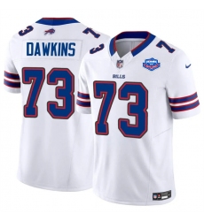 Men's Buffalo Bills #73 Dion Dawkins White 2025 F.U.S.E. With Farewell Vapor Untouchable Limited Football Stitched Jersey