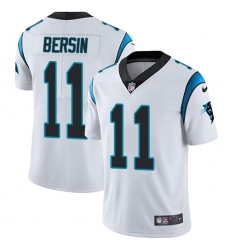 Youth Nike Carolina Panthers #11 Brenton Bersin White Vapor Untouchable Limited Player NFL Jersey