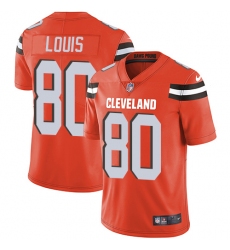 Youth Nike Cleveland Browns #80 Ricardo Louis Orange Alternate Vapor Untouchable Limited Player NFL Jersey