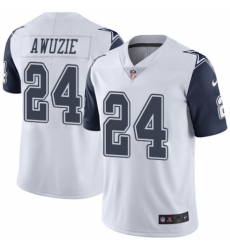 Youth Nike Dallas Cowboys #24 Chidobe Awuzie Limited White Rush Vapor Untouchable NFL Jersey
