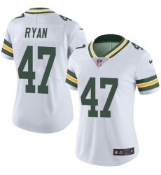 Women's Nike Green Bay Packers #47 Jake Ryan White Vapor Untouchable Limited Player NFL Jersey