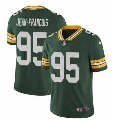 Men's Nike Green Bay Packers #95 Ricky Jean-Francois Green Team Color Vapor Untouchable Limited Player NFL Jersey