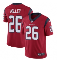 Men's Nike Houston Texans #26 Lamar Miller Limited Red Alternate Vapor Untouchable NFL Jersey