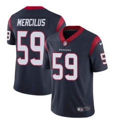 Men's Nike Houston Texans #59 Whitney Mercilus Limited Navy Blue Team Color Vapor Untouchable NFL Jersey