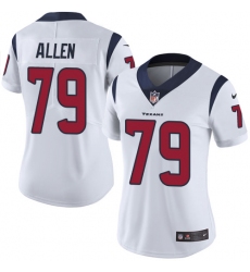 Women's Nike Houston Texans #79 Jeff Allen Limited White Vapor Untouchable NFL Jersey