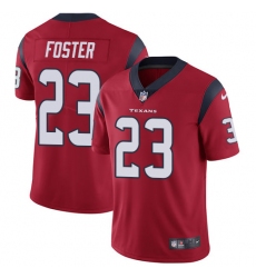 Men's Nike Houston Texans #23 Arian Foster Limited Red Alternate Vapor Untouchable NFL Jersey