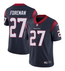 Men's Nike Houston Texans #27 D'Onta Foreman Limited Navy Blue Team Color Vapor Untouchable NFL Jersey