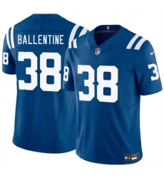 Men's Indianapolis Colts #38 Corey Ballentine Blue 2025 F.U.S.E. Vapor Limited Football Stitched Jersey