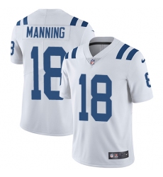 Youth Nike Indianapolis Colts #18 Peyton Manning White Vapor Untouchable Limited Player NFL Jersey