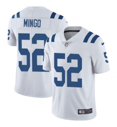 Men's Nike Indianapolis Colts #52 Barkevious Mingo White Vapor Untouchable Limited Player NFL Jersey