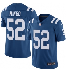 Youth Nike Indianapolis Colts #52 Barkevious Mingo Royal Blue Team Color Vapor Untouchable Limited Player NFL Jersey