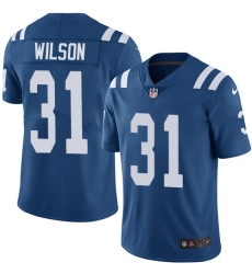 Youth Nike Indianapolis Colts #31 Quincy Wilson Royal Blue Team Color Vapor Untouchable Limited Player NFL Jersey