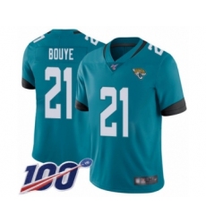 Men's Jacksonville Jaguars #21 A.J. Bouye Teal Green Alternate Vapor Untouchable Limited Player 100th Season Football Jersey