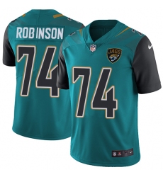 Youth Nike Jacksonville Jaguars #74 Cam Robinson Teal Green Team Color Vapor Untouchable Limited Player NFL Jersey