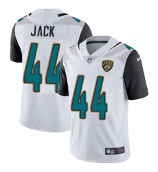 Men's Nike Jacksonville Jaguars #44 Myles Jack White Vapor Untouchable Limited Player NFL Jersey